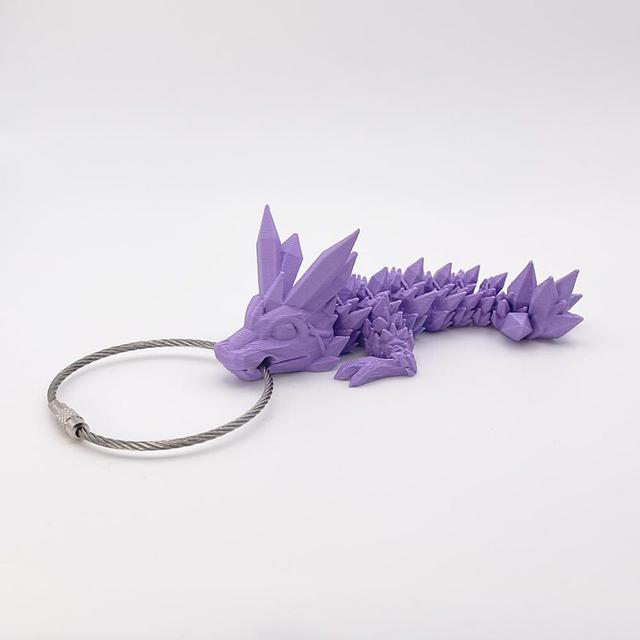Mini Articulated Dragon Keychain